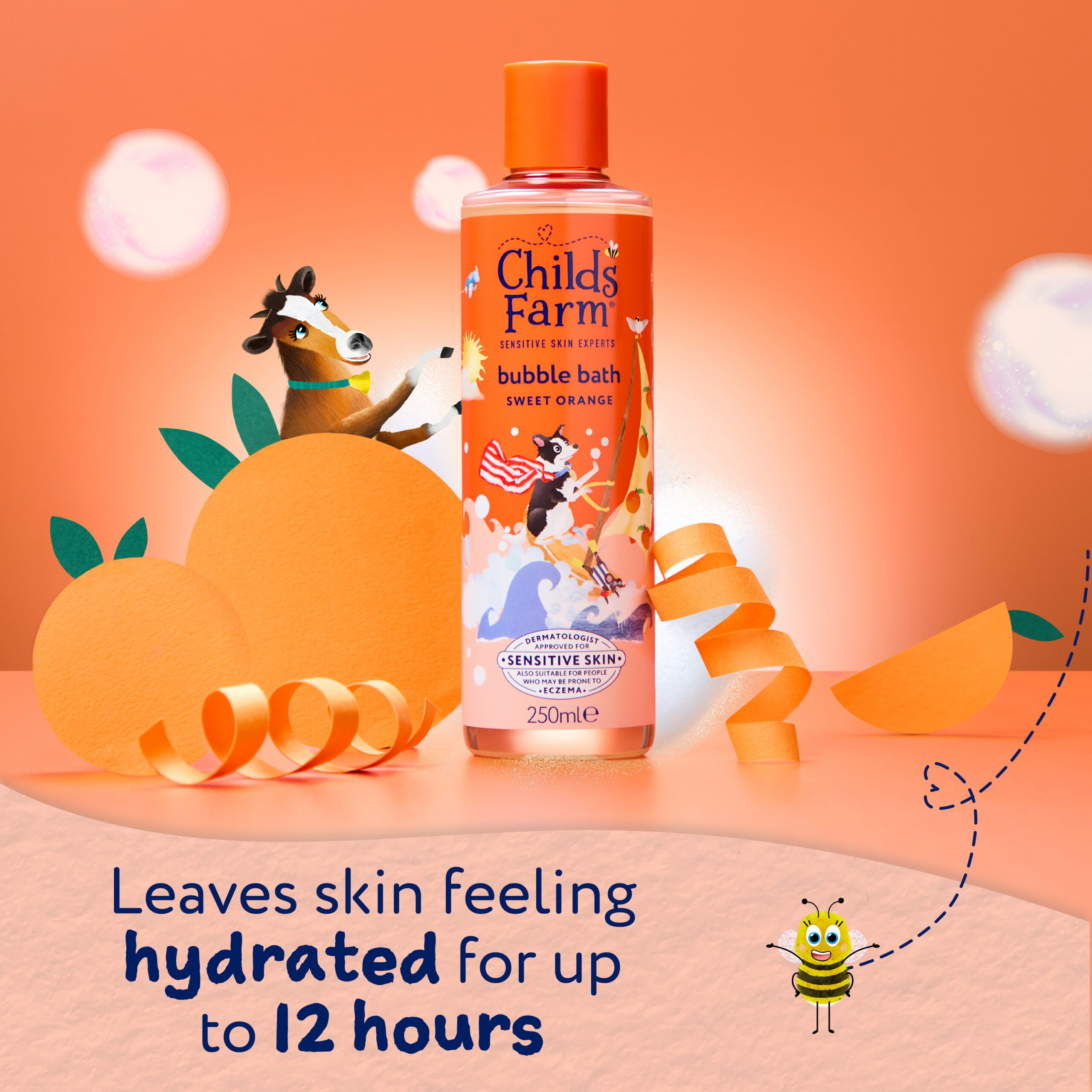 Childs Farm Bubble Bath, Sweet Orange 250ml