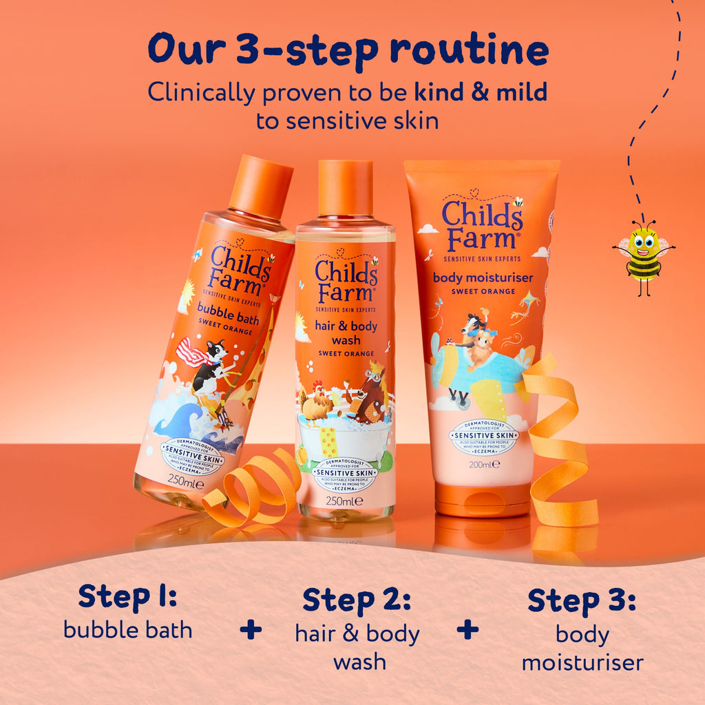 Childs Farm Bubble Bath, Sweet Orange 250ml