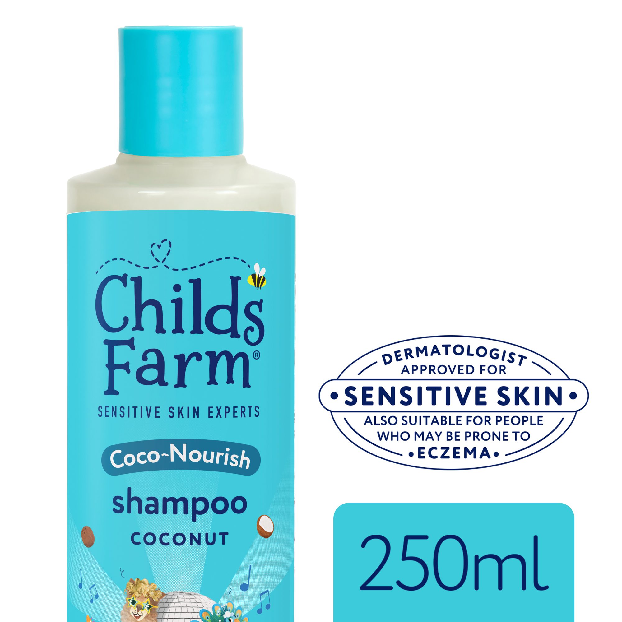Childs Farm Coco-Nourish Shampoo, Coconut, 250ml