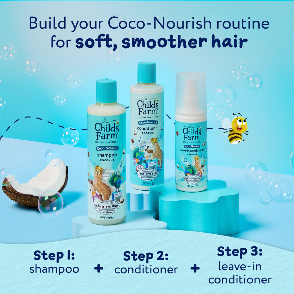 Childs Farm Coco-Nourish Shampoo, Coconut, 250ml