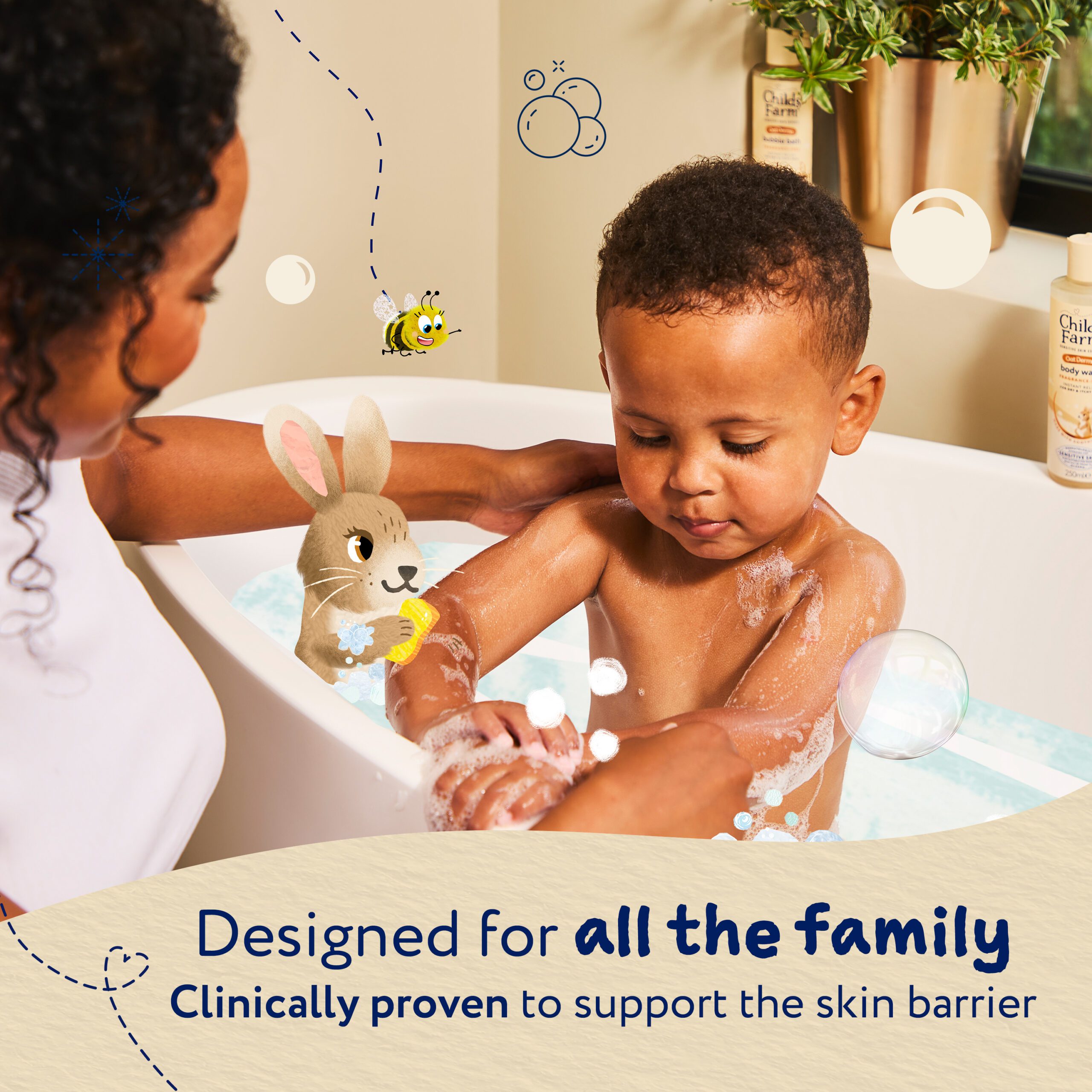 Childs Farm OatDerma Body Wash, fragrance free, 250ml
