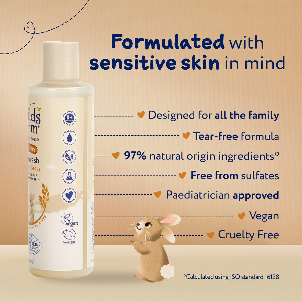 Childs Farm OatDerma Body Wash, fragrance free, 250ml