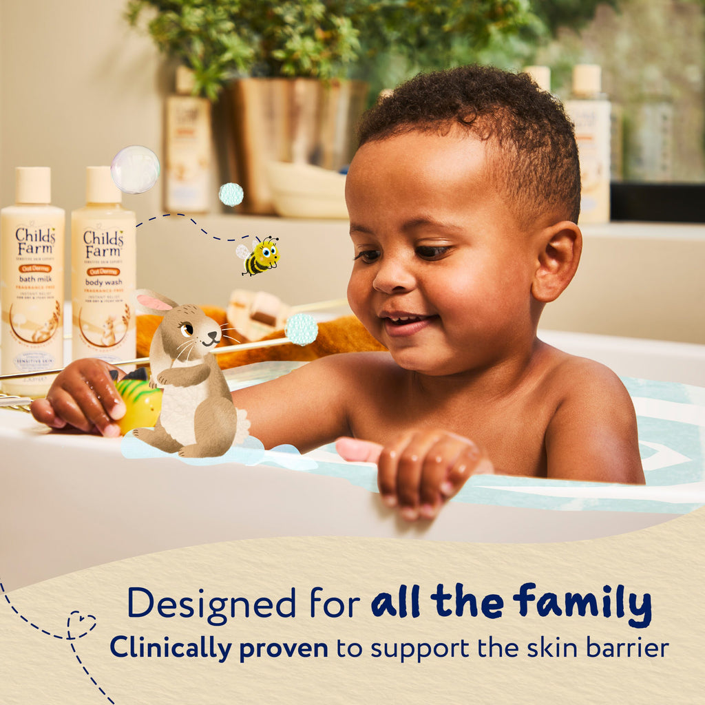 Childs Farm OatDerma Bath Milk, fragrance free, 250ml