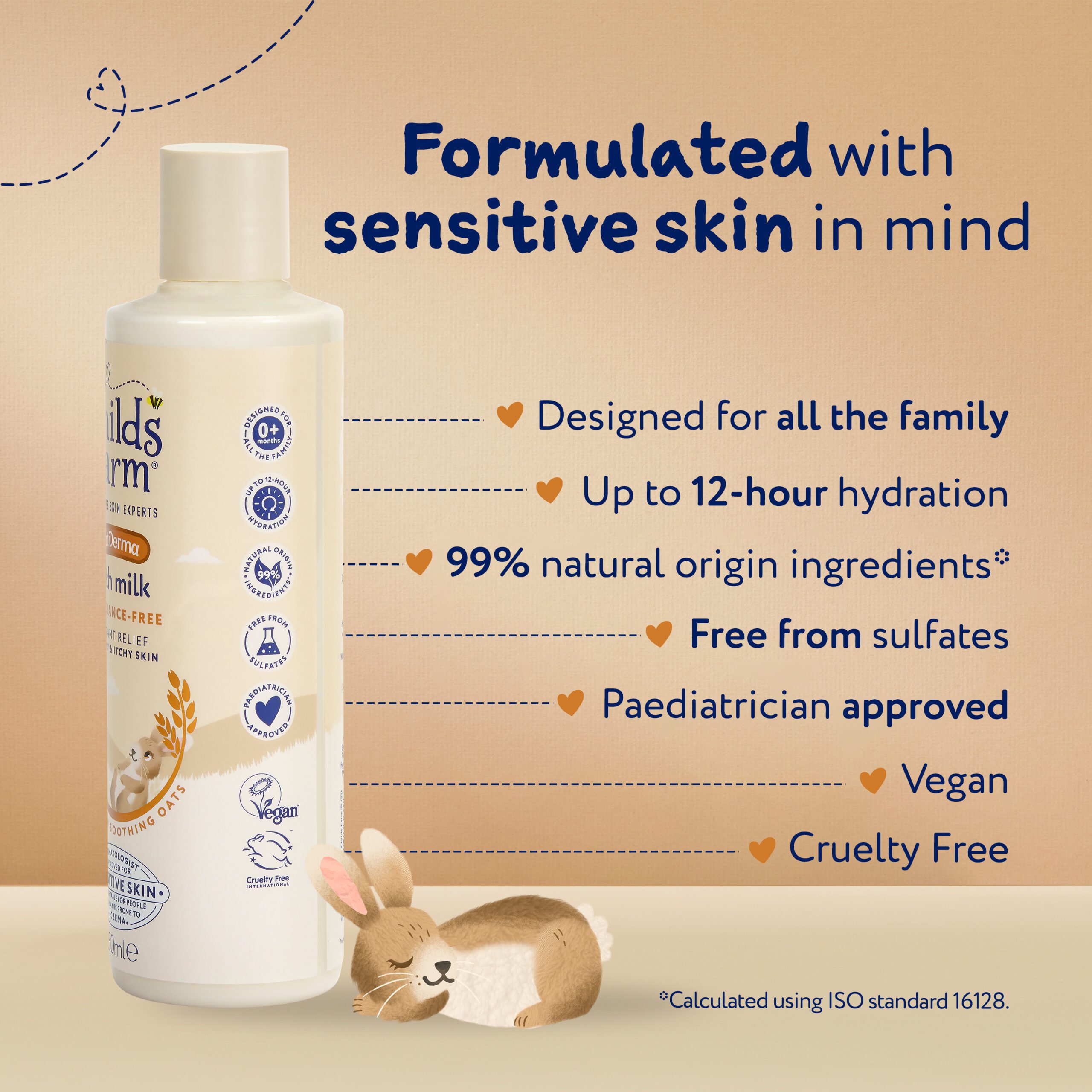 Childs Farm OatDerma Bath Milk, fragrance free, 250ml