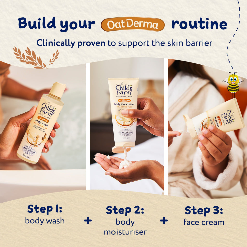 Childs Farm OatDerma Face Cream, fragrance free, 50ml