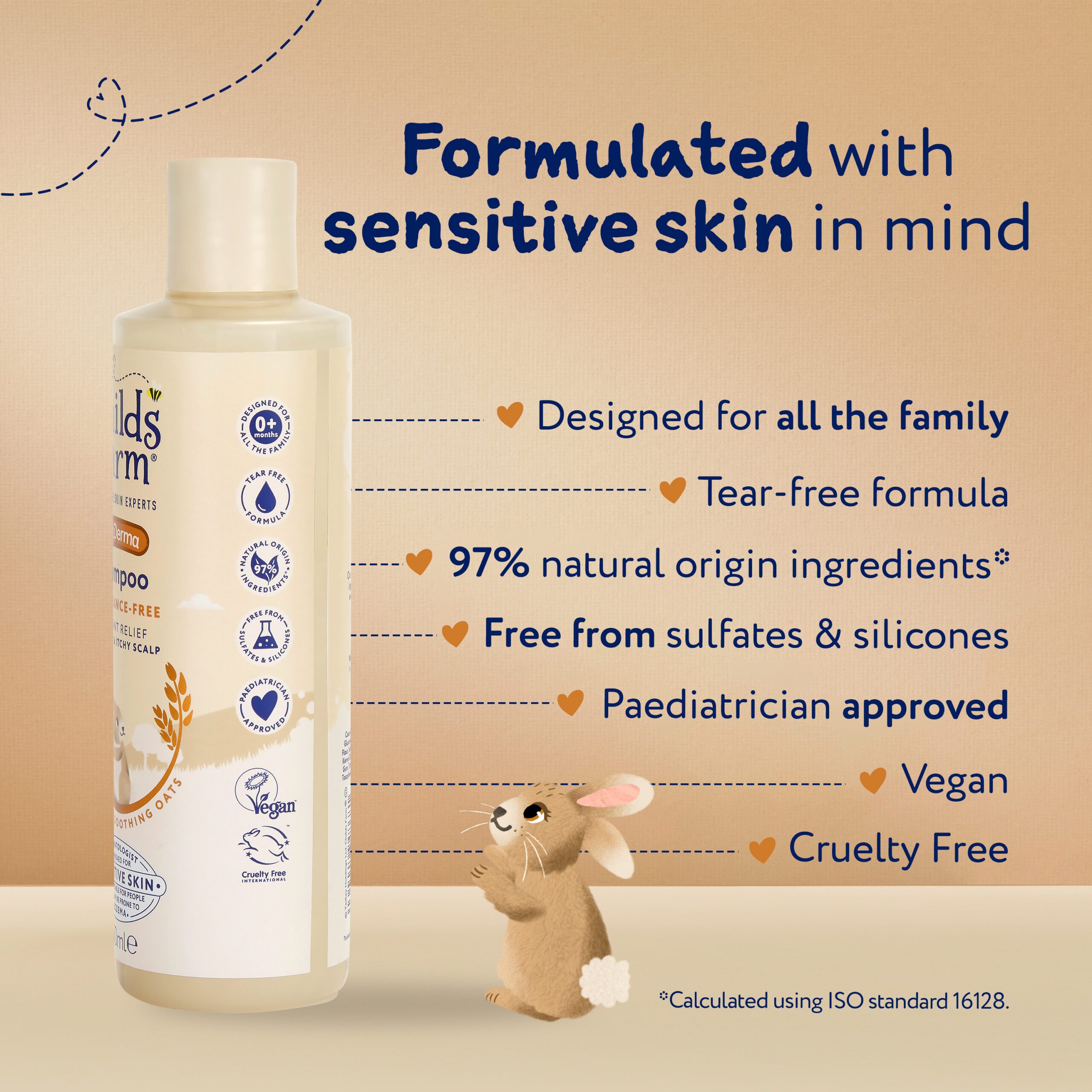Childs Farm OatDerma Shampoo, fragrance free, 250ml