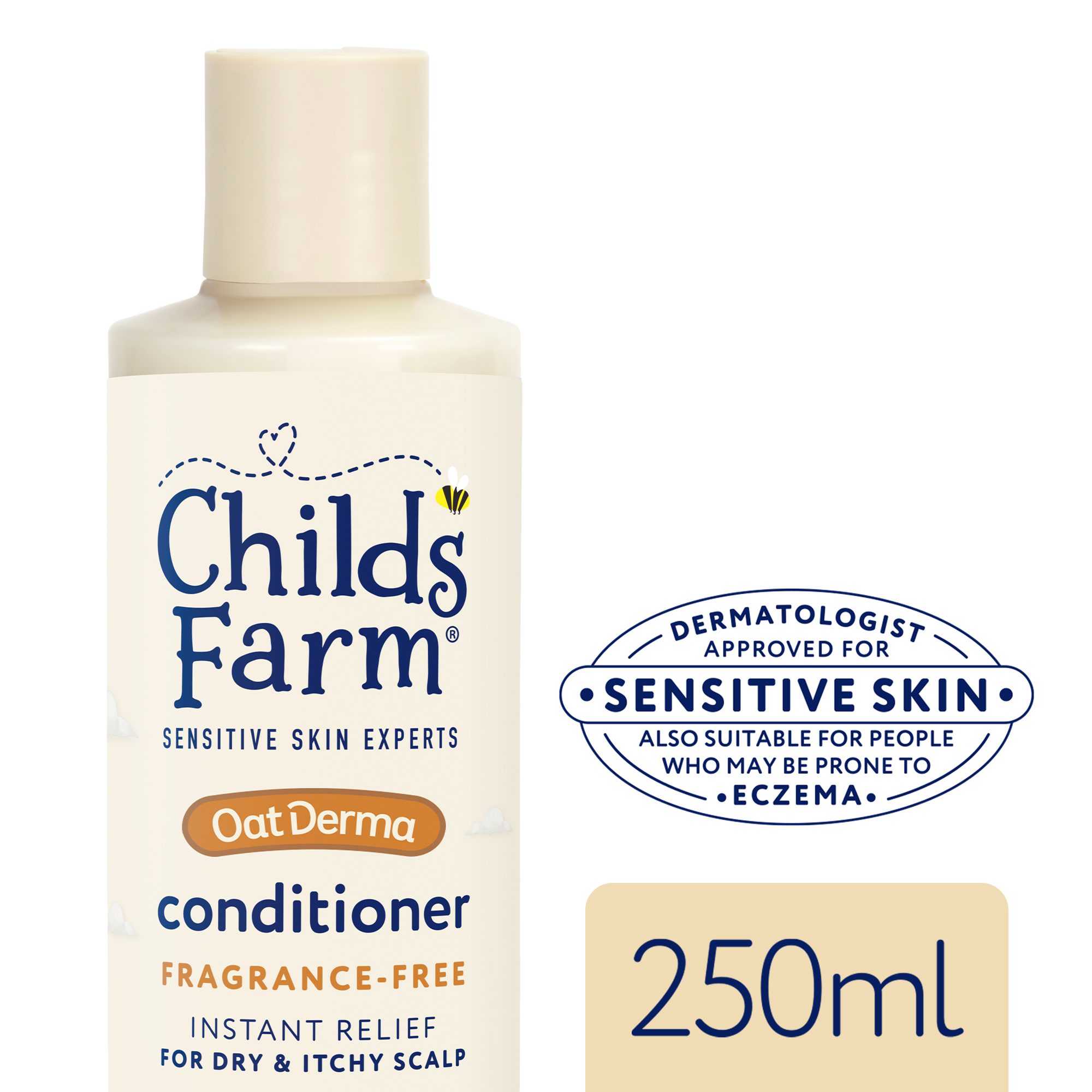 Childs Farm OatDerma Conditioner, fragrance free, 250ml