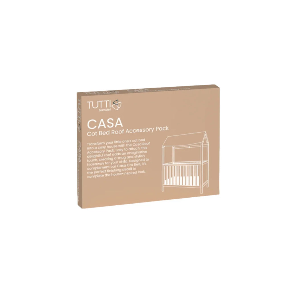 Tutti Bambini Casa Cot Bed Roof Accessory Pack - Natural