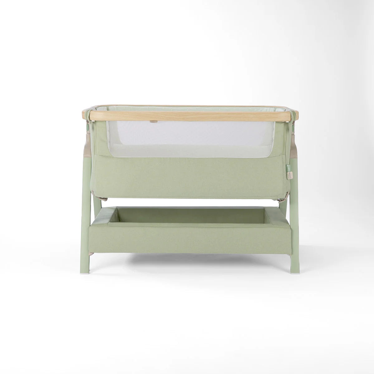Tutti Bambini CoZee Air 2 Bedside Crib - Drifted Oak / Eucalyptus
