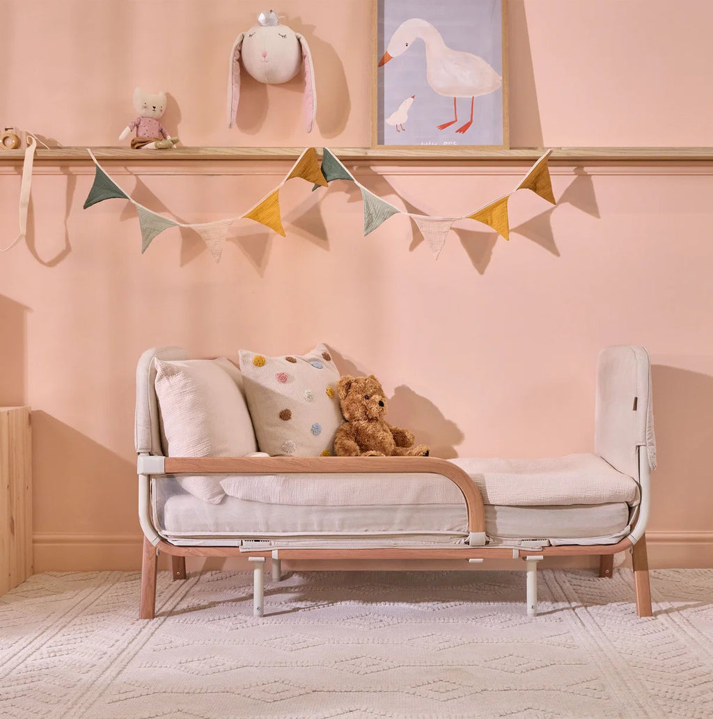 Tutti Bambini Cozee XL Junior Bed & Sofa Expansion Pack - Scandinavian Walnut / Ecru
