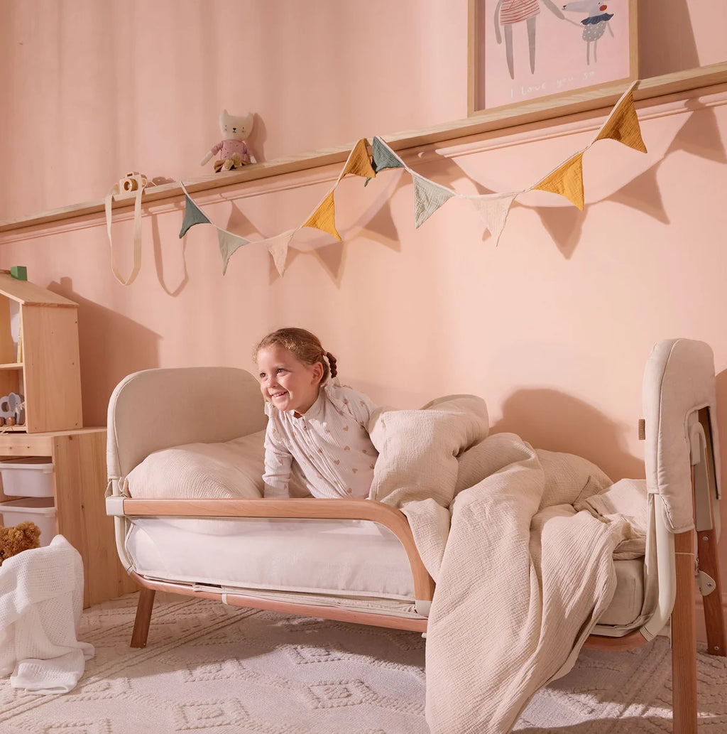 Tutti Bambini Cozee XL Junior Bed & Sofa Expansion Pack - Scandinavian Walnut / Ecru