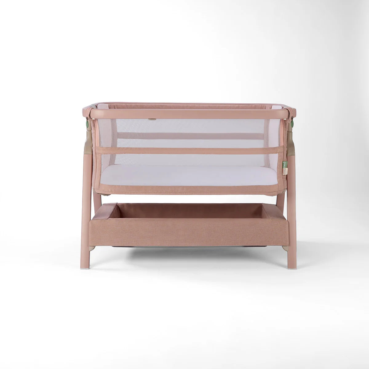 Tutti Bambini CoZee Zen Bedside Crib - Blush