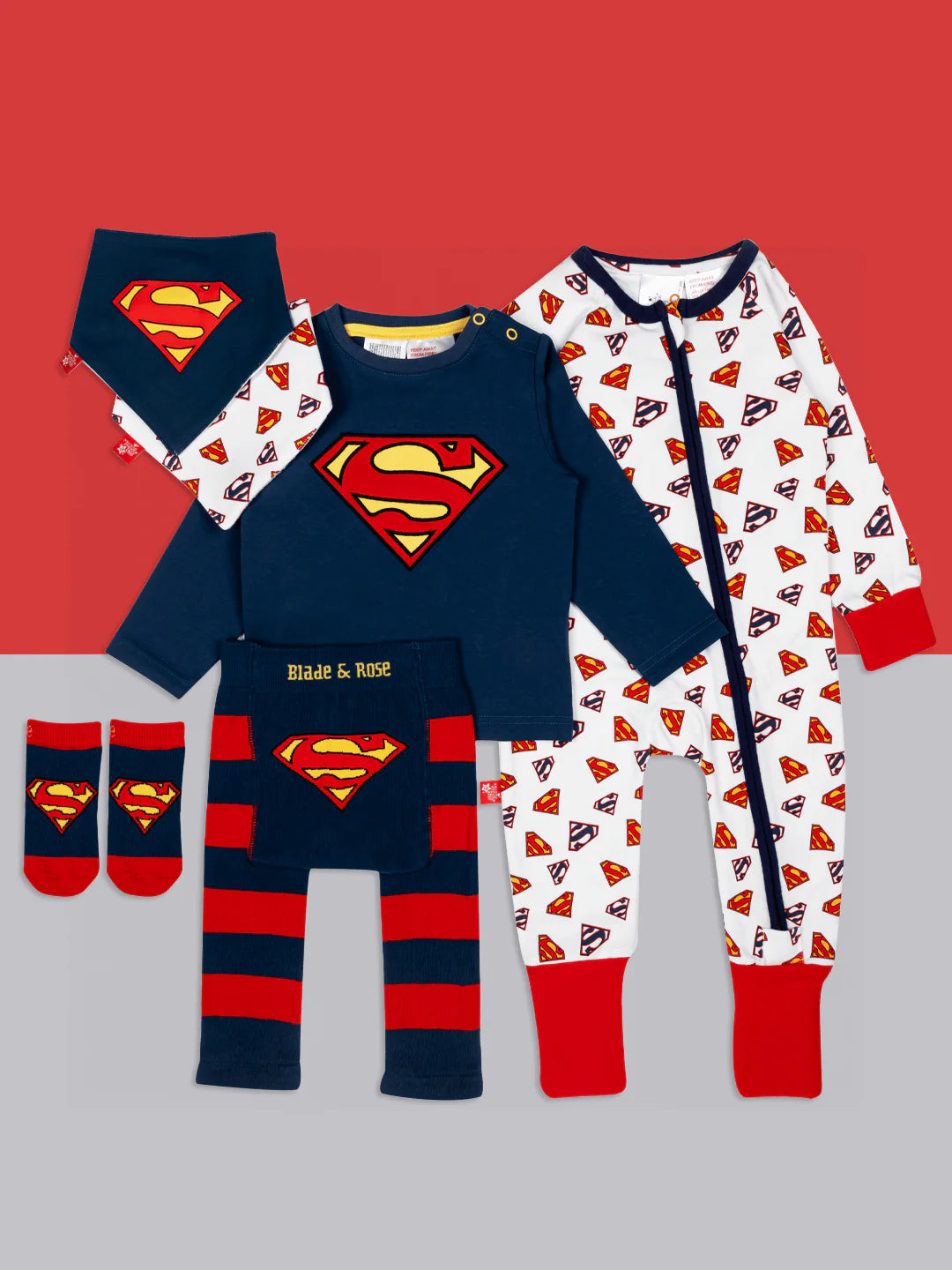 Blade & Rose Superman™ Saves the Day Romper