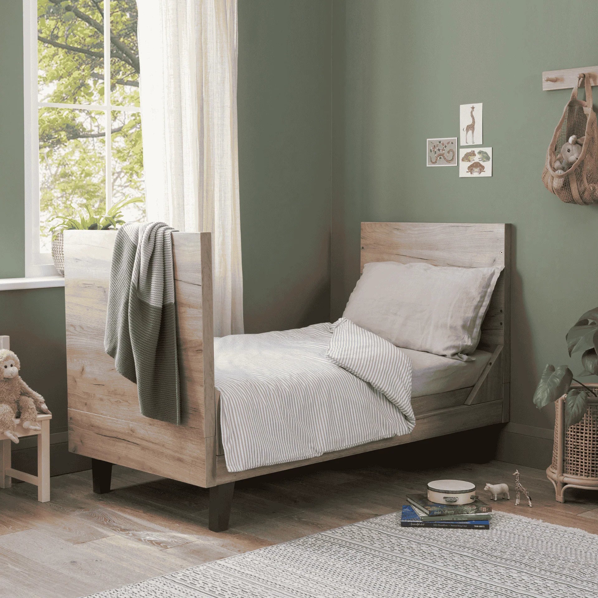 Tutti Bambini Como 2 Piece Set - Distressed Oak / Slate Grey