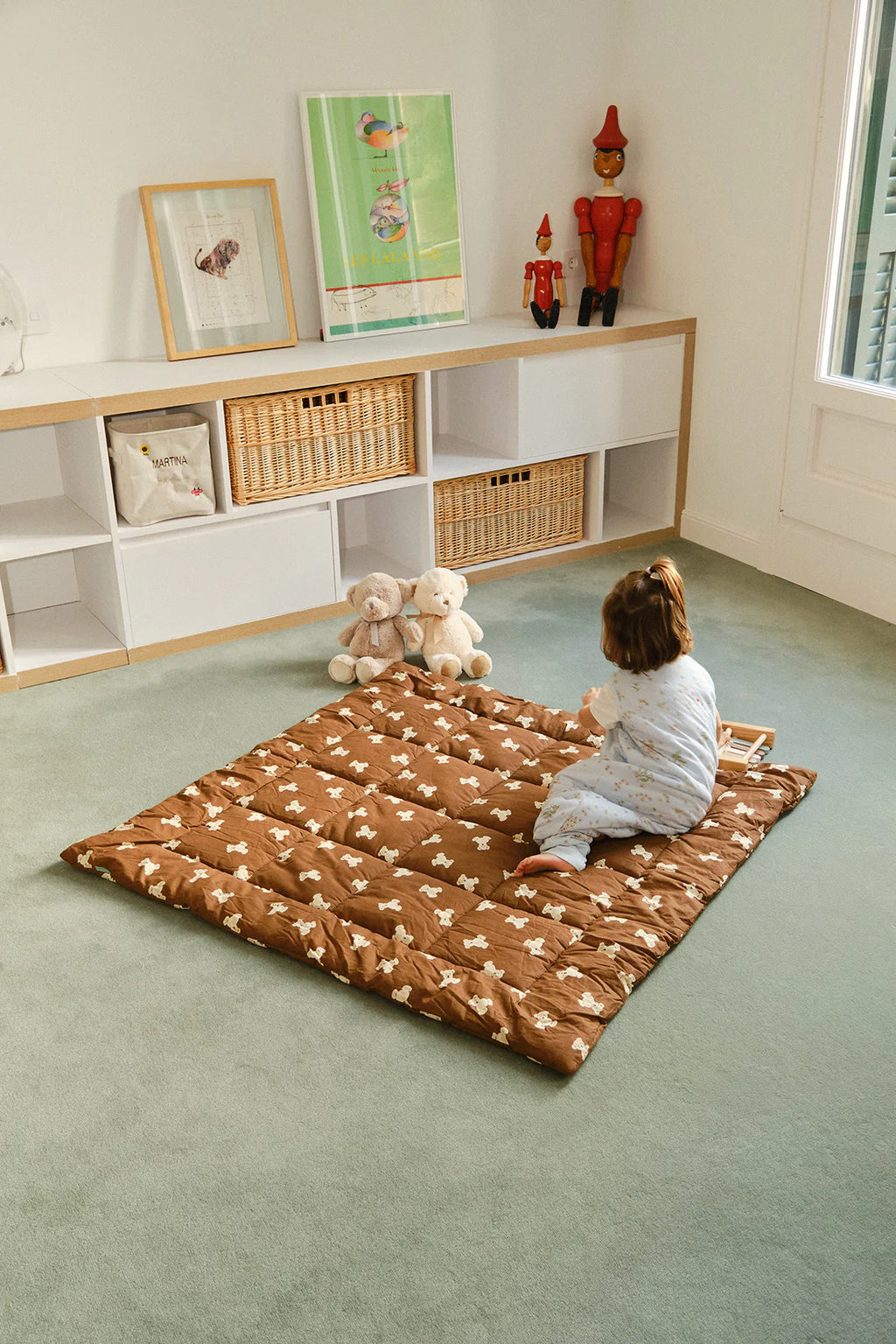 Crawling mat - Teddy Mocca by Molis&Co