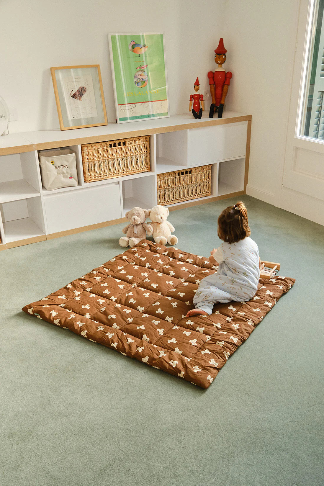 Crawling mat - Teddy Mocca by Molis&Co