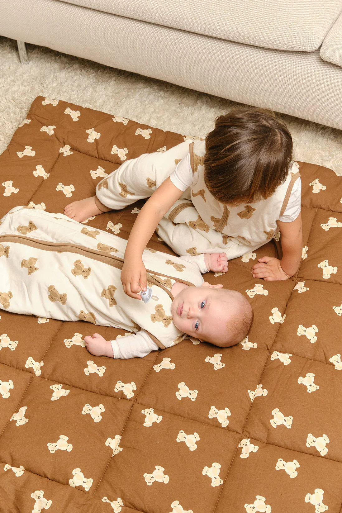 Crawling mat - Teddy Mocca by Molis&Co