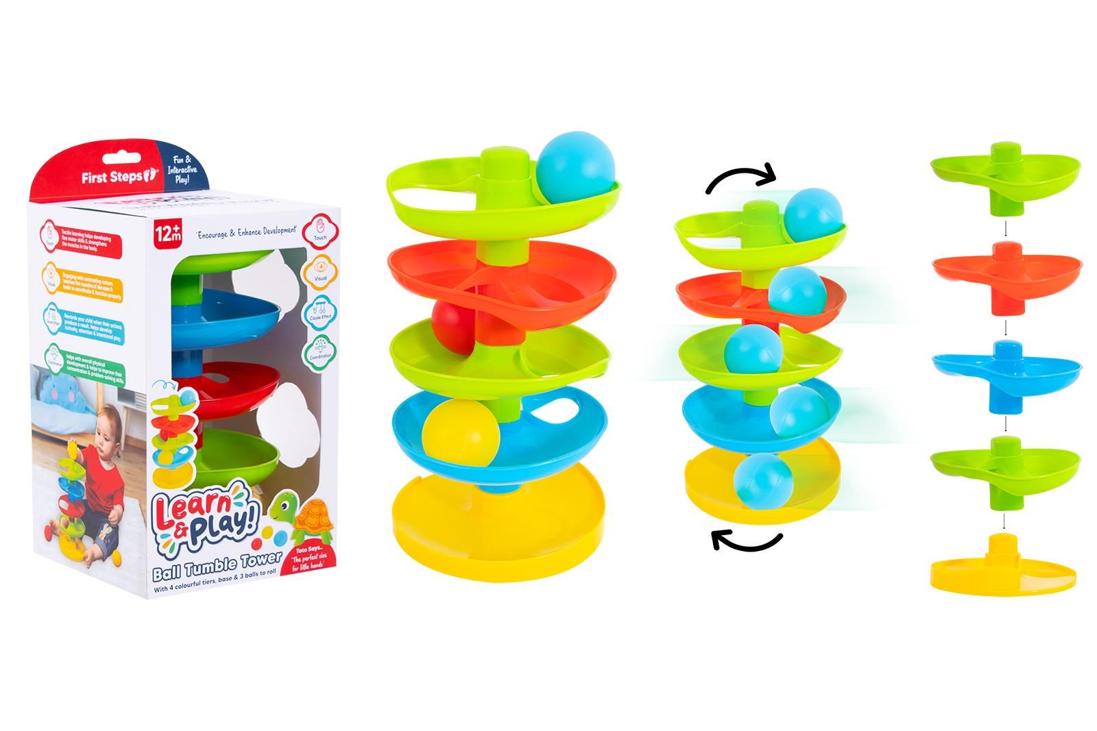 First Steps 5 Tier Ball Tumble Tower