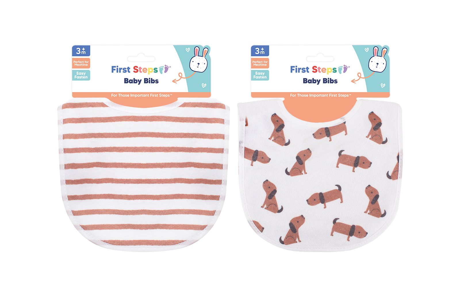 First Steps Baby Bib 2 designs