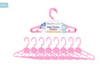 First Steps Baby Clothes Hangers 8 Pack Pink