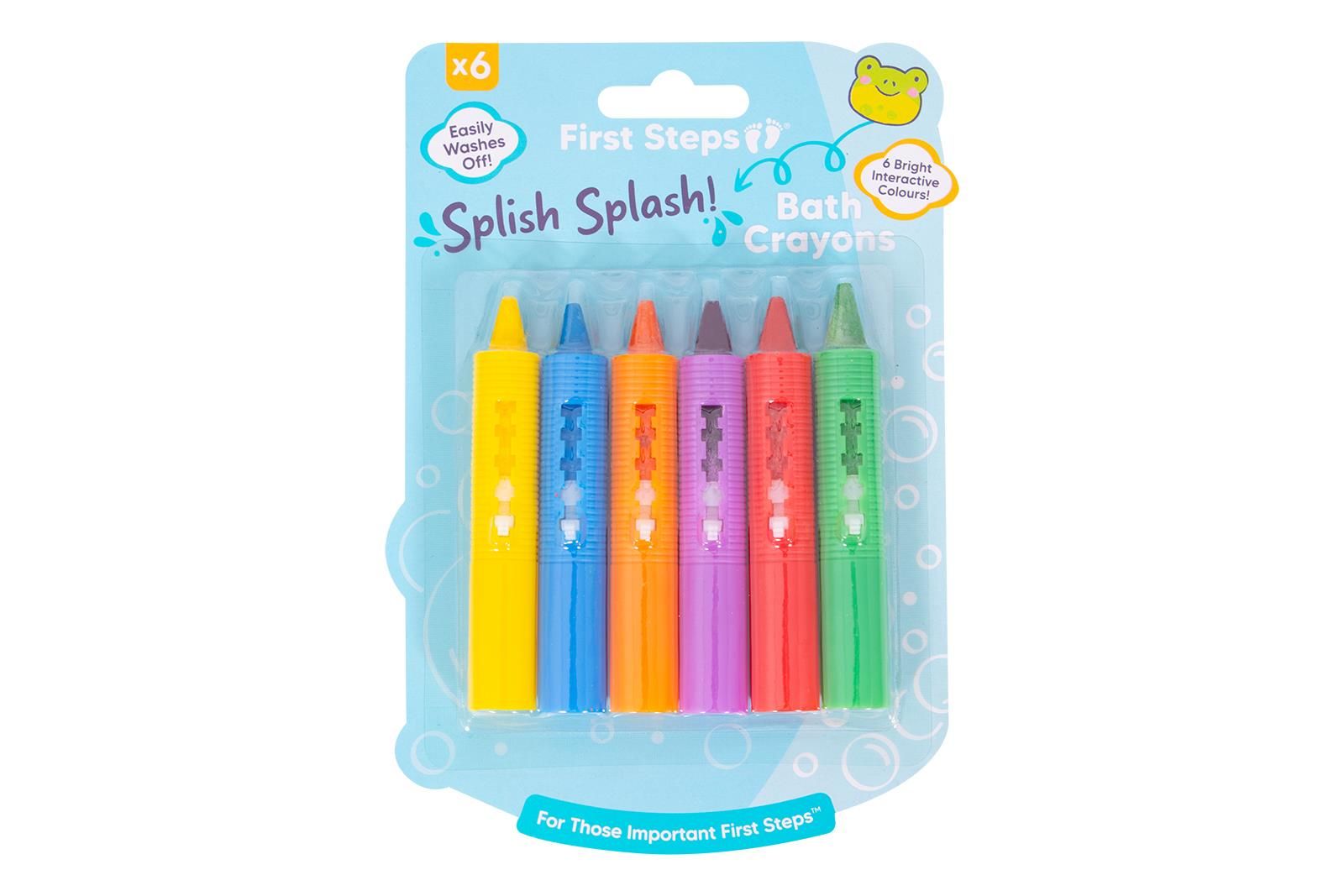 First Steps Bath Crayons (pack Of 6)