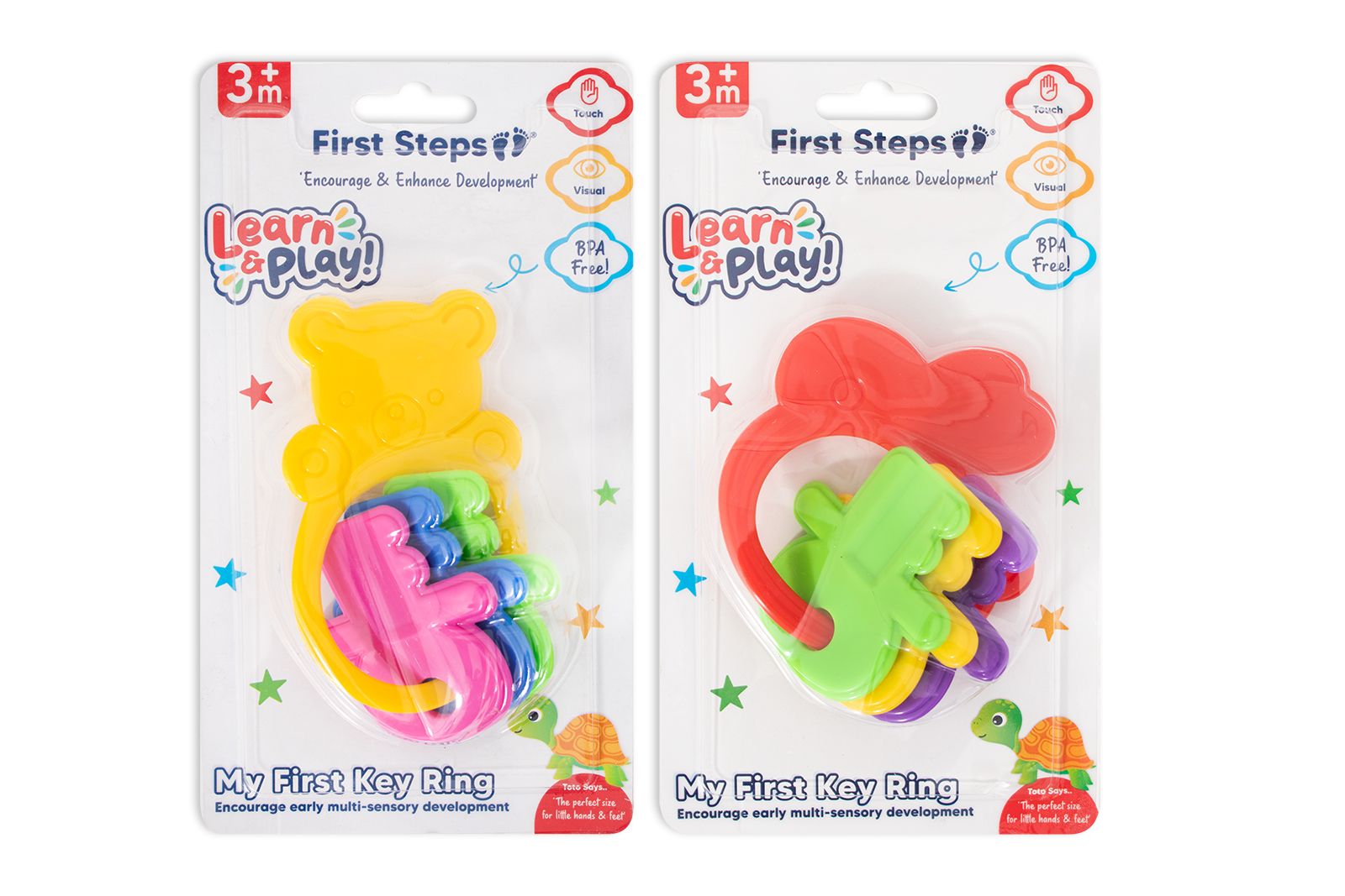 First Steps First Key Ring Teddy / Rabbit