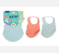 First Steps Pack 2 Silicone Bibs