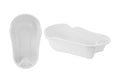 First Steps Plastic Baby Bath White