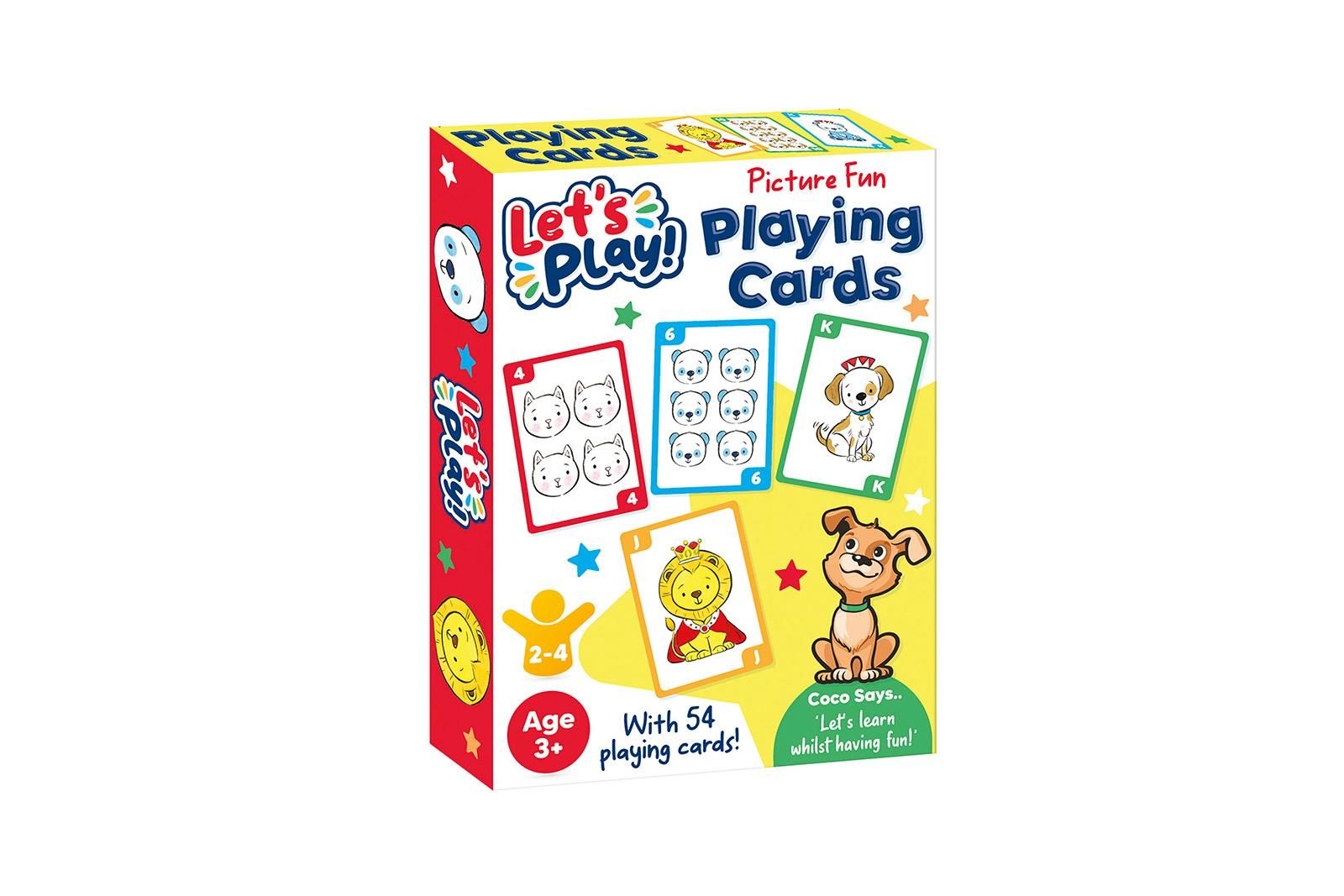 First Steps Playing Cards And Memory Game