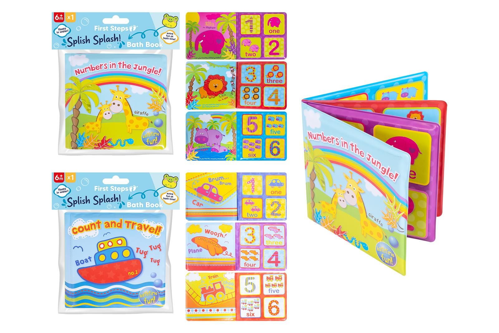First Steps Soft Pvc And Foam Baby Learning Bath Book