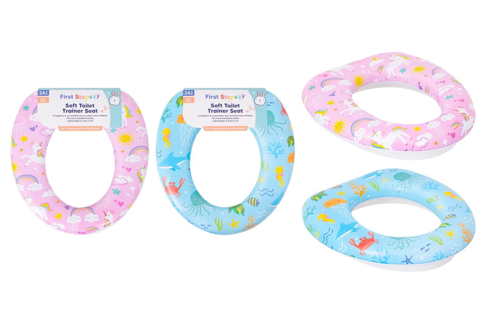 First Steps Soft Toilet Trainer Seat 2 Assorted Designs