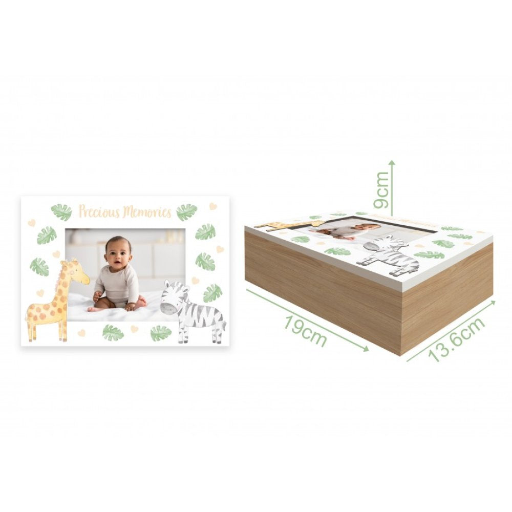 First Steps Wooden Memories Keepsake Boxes