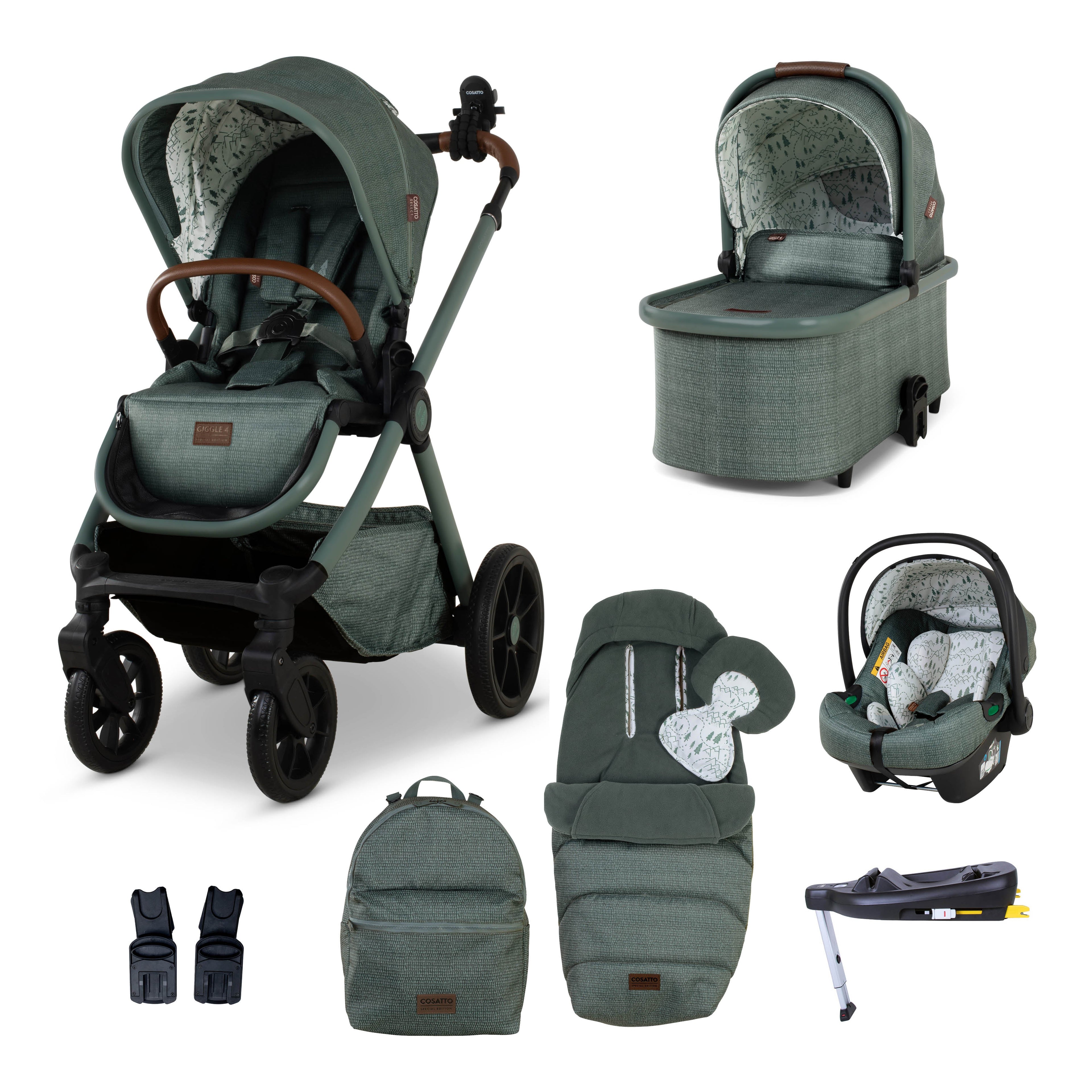 Cosatto Giggle 4 Special Edition Everything Bundle Tiny Treetops