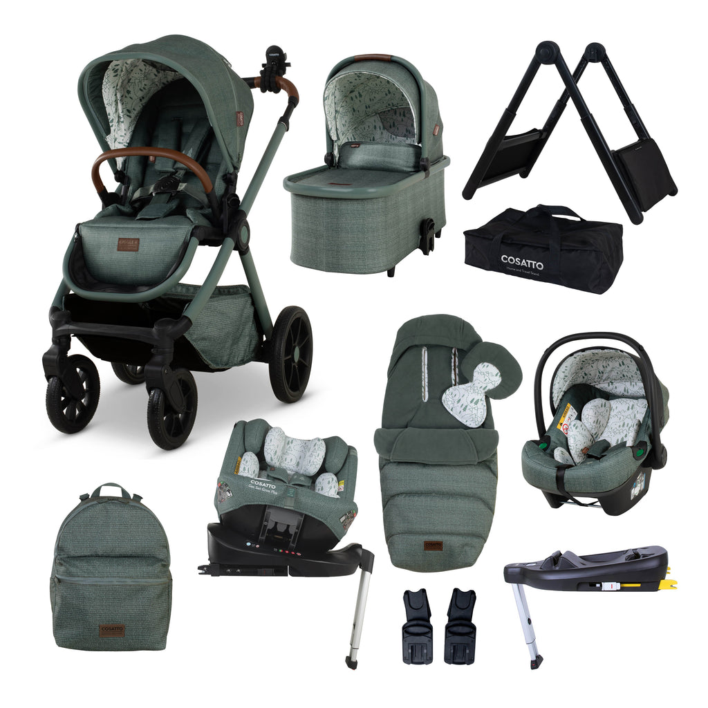 Cosatto Giggle 4 Special Edition All Stage Home and Travel Bundle Tiny Treetops