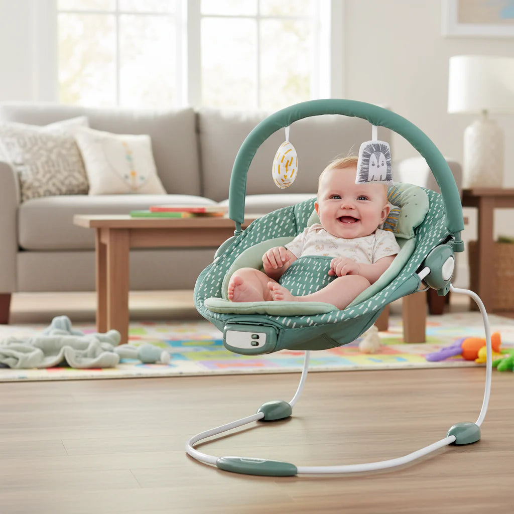 Asalvo Pinchi Musical Baby Rocker - Green