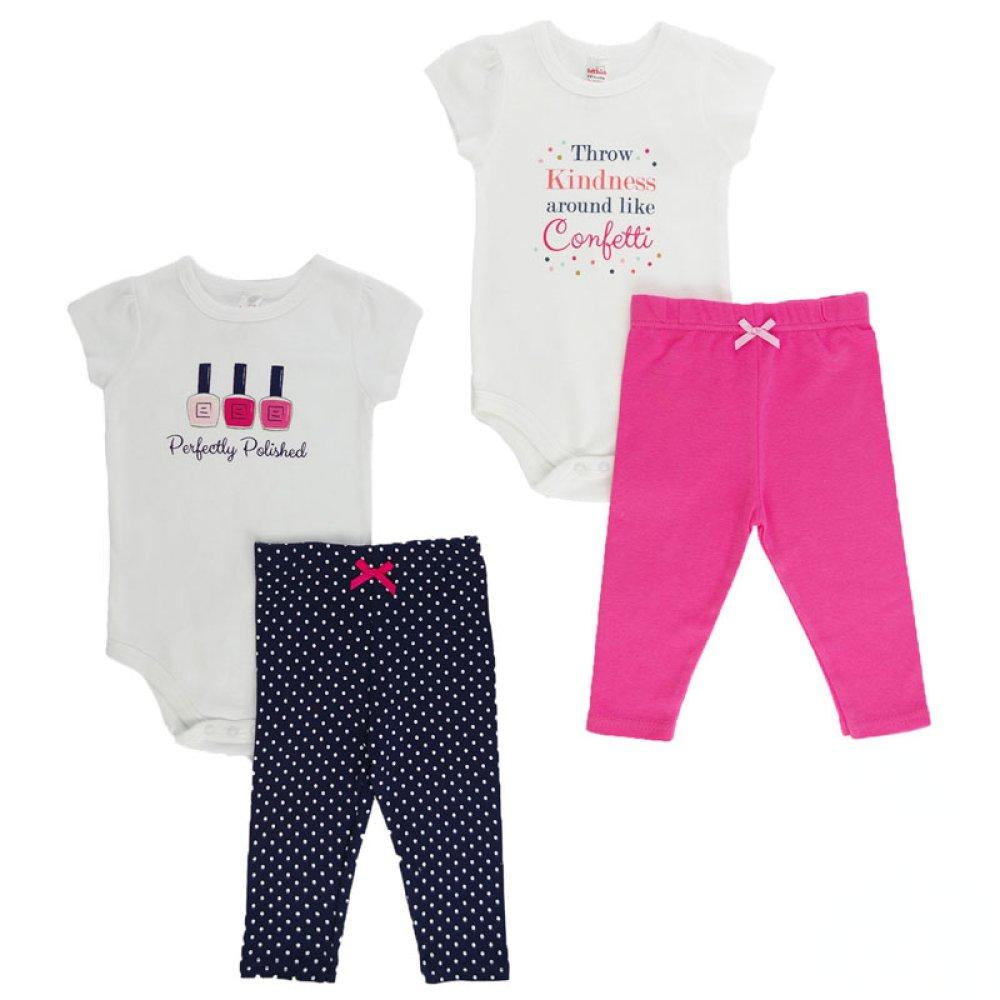 Girl Bodysuit & Pant Set (NB-9 Months)
