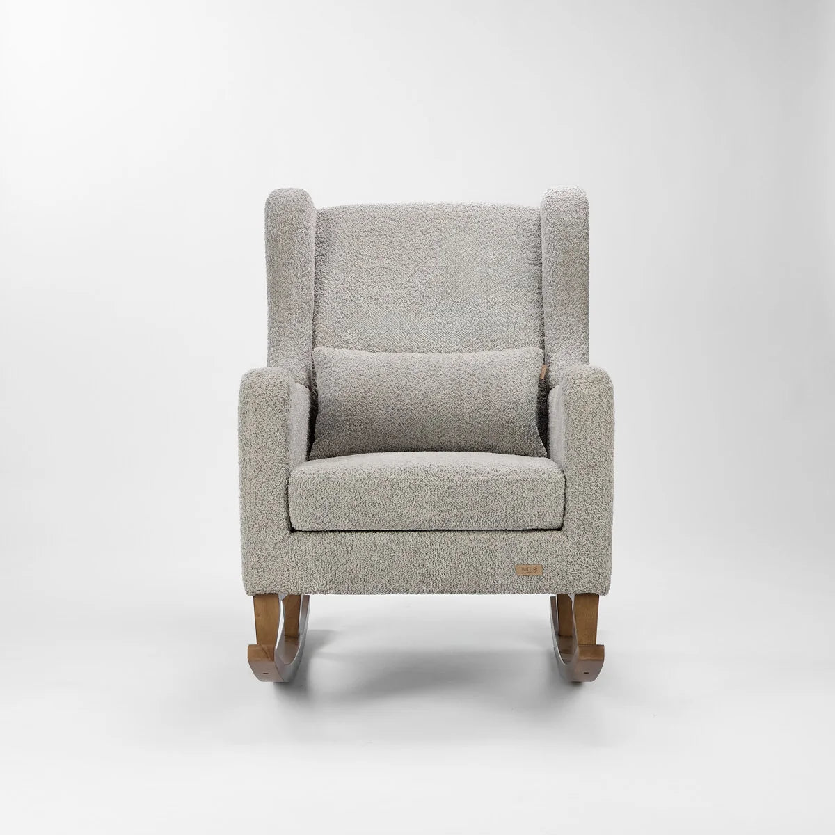 Tutti Bambini Harper Wingback Rocking Chair & Footstool - Cloud Grey
