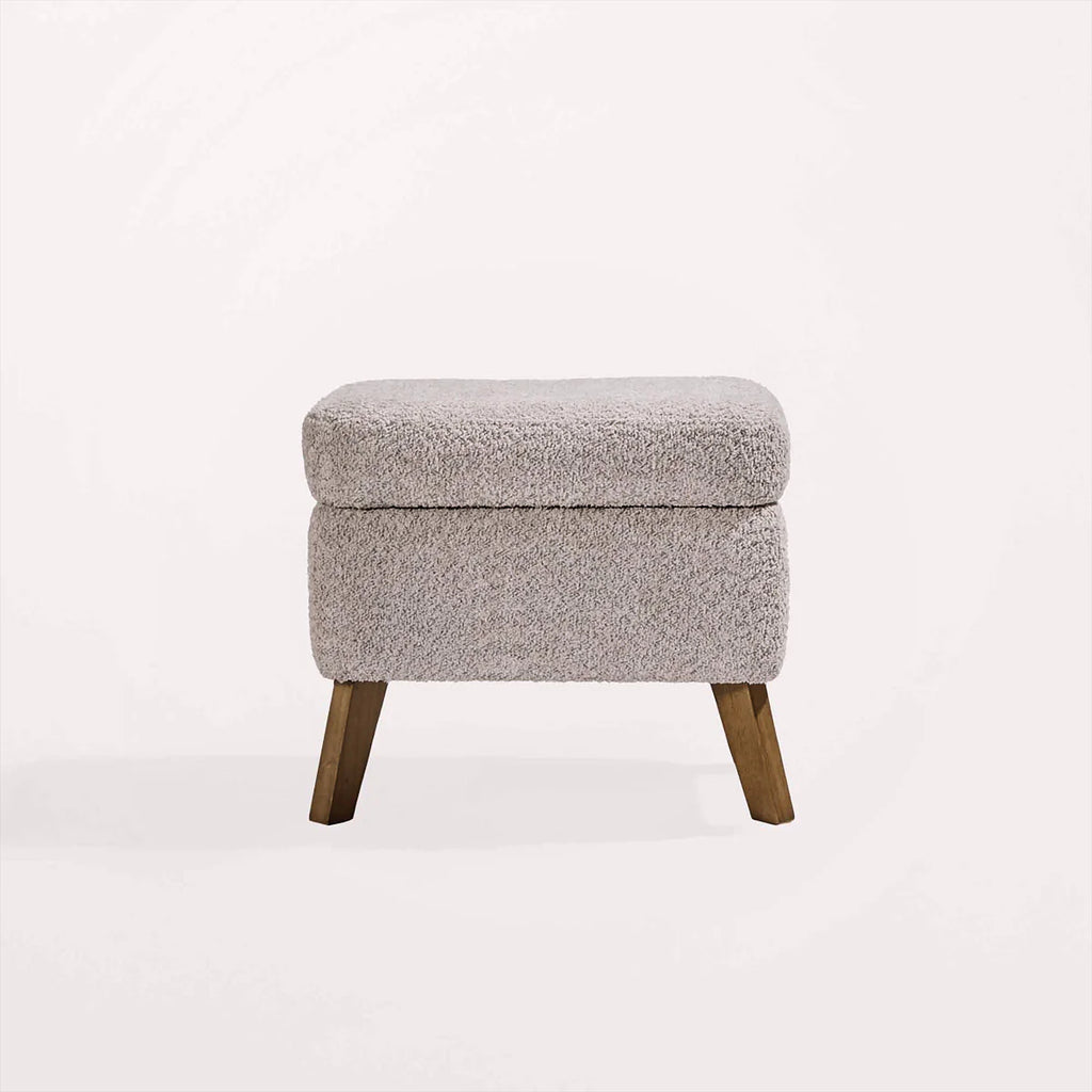 Tutti Bambini Harper Wingback Rocking Chair & Footstool - Cloud Grey