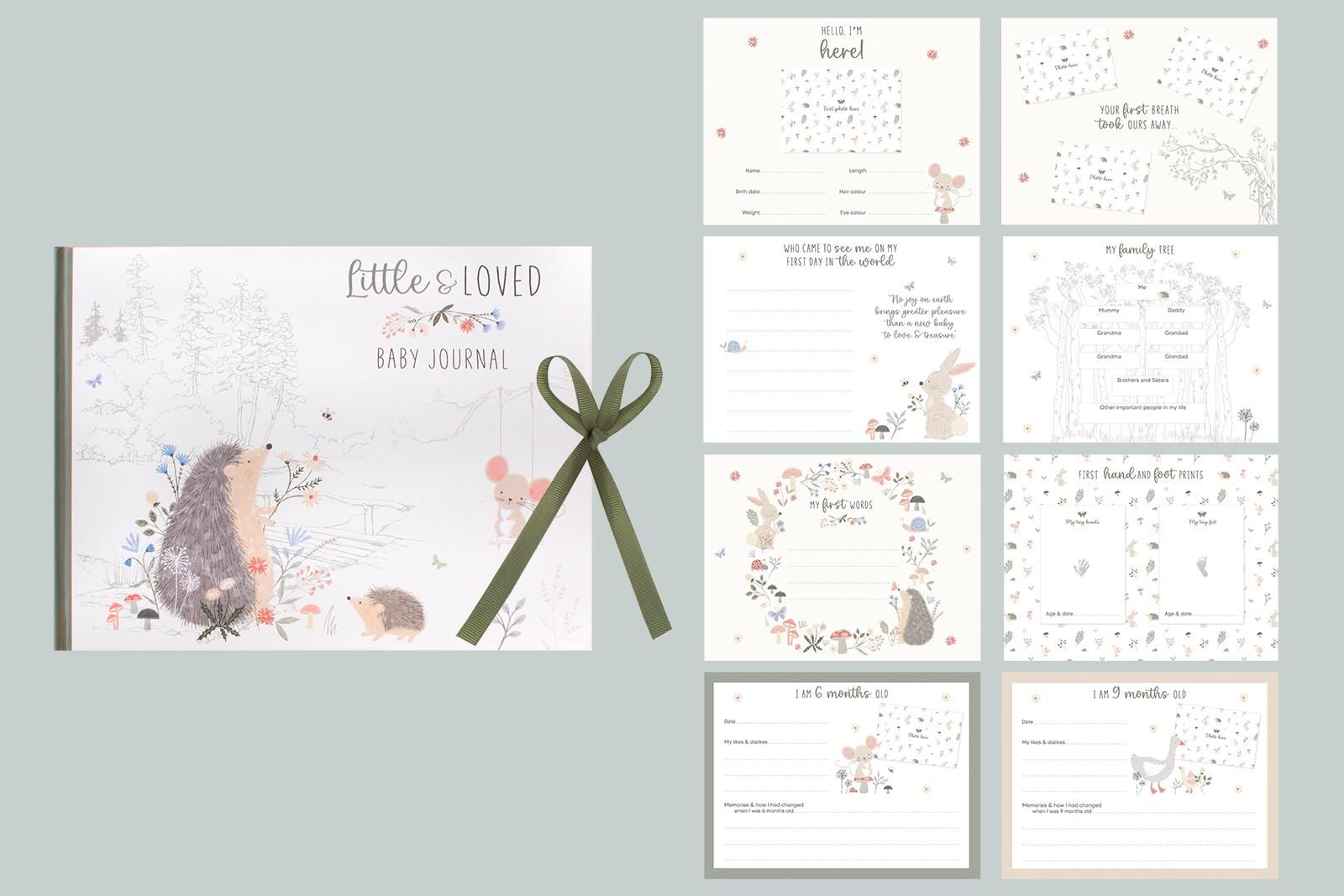 Baby Record Book 24cm x 18cm & Pdq Box