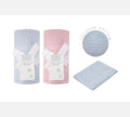 Hugs & Kisses Cellular Baby Blanket 70cm X 90cm 2 Colours
