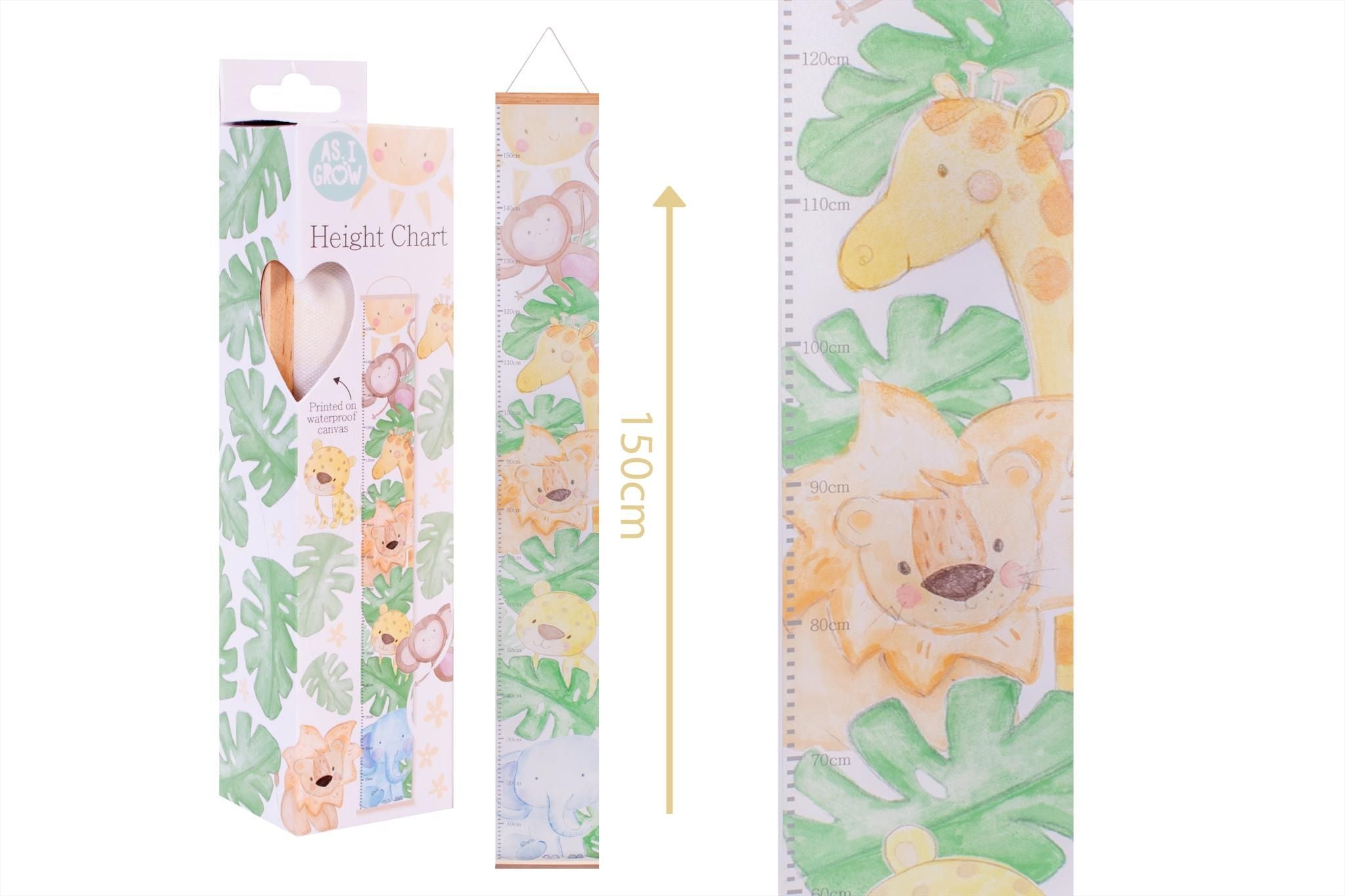Hugs & Kisses Height Chart 20 X 150cm