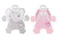 Hugs & Kisses Plush Comfort Toy 2 Pack Assorted Designs