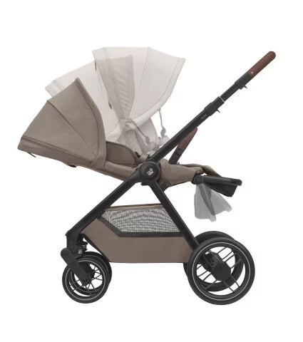 Maxi-Cosi Oxford+ 9 Piece Complete 360 Travel System Bundle - Oak Truffle