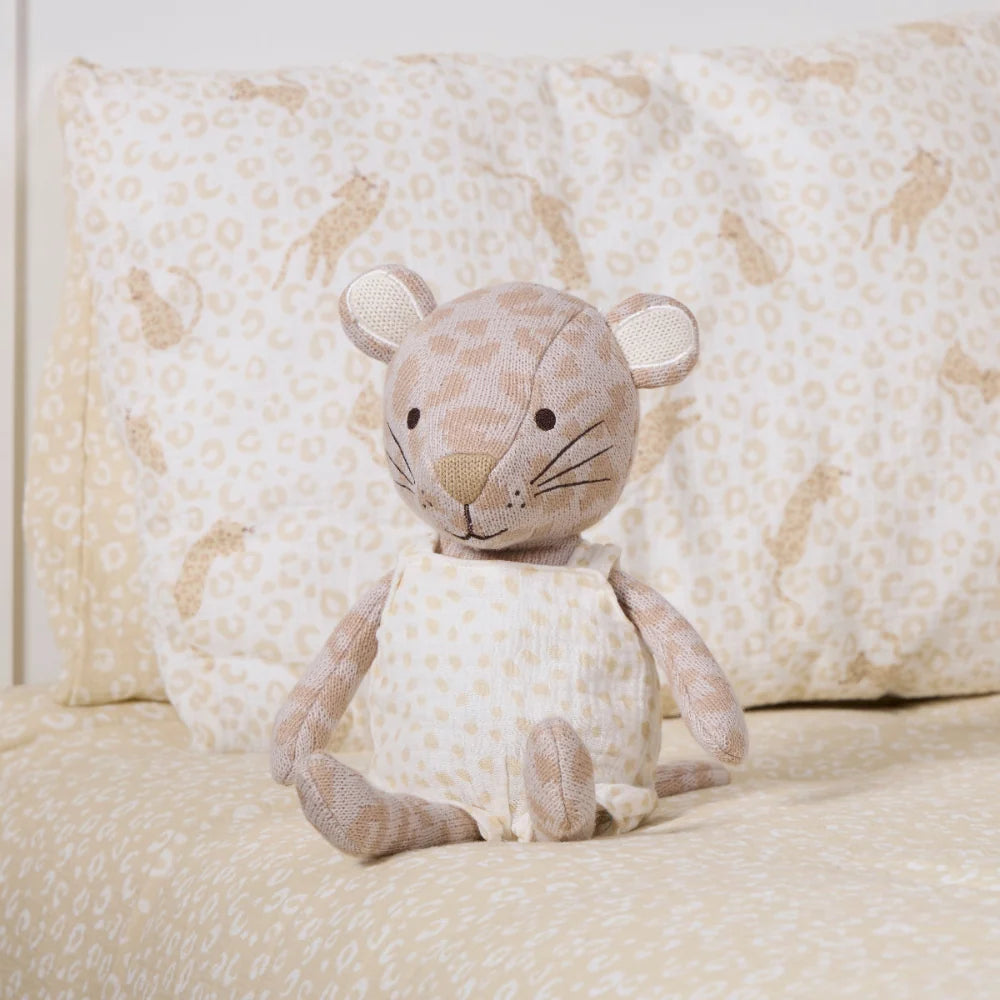 Tutti Bambini Knitted Toy - Larry Leopard