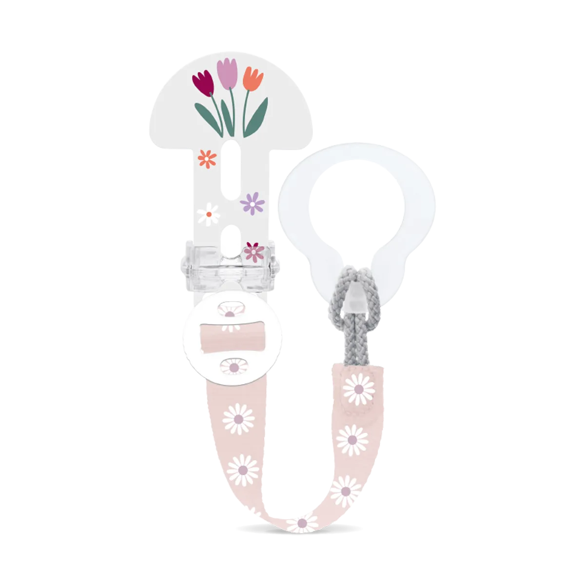 MAM Clip it! - Soother Clip 0+ months Flower