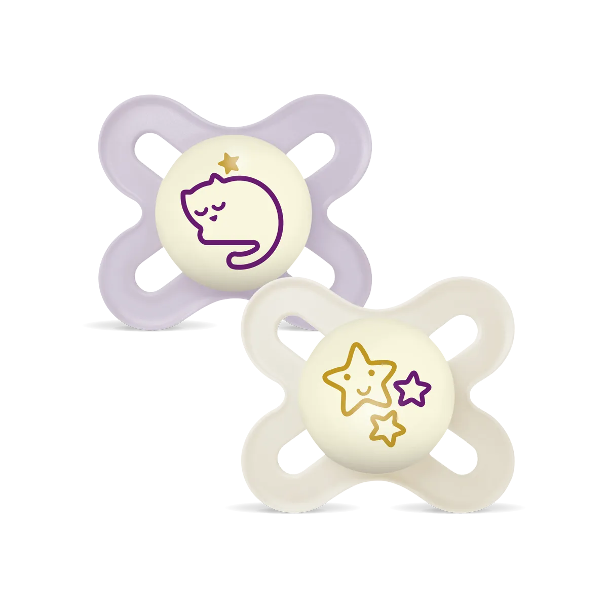 MAM Original Night Soother 0-2 months, set of 2