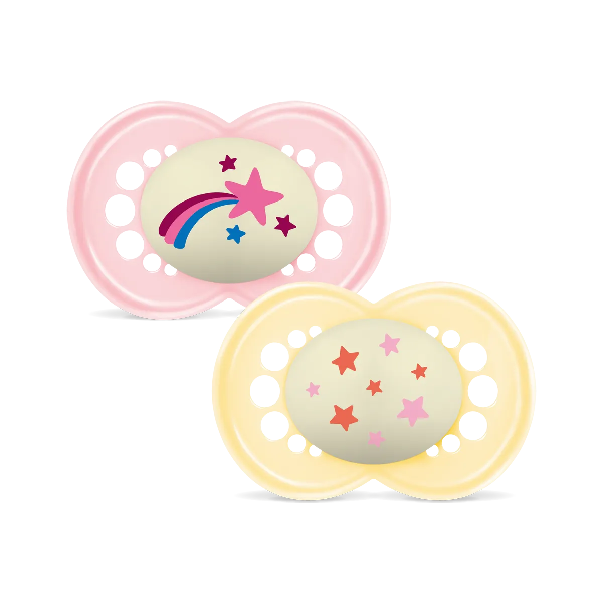 MAM Original Night Soother 18-36  months, set of 2 Star