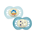 MAM Original Night Soother 6-18 months, Set of 2 - Space