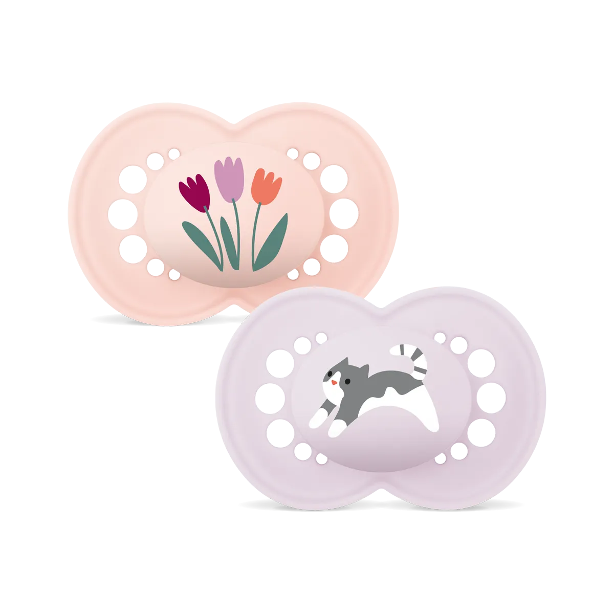 MAM Original Soother 18-36 months, set of 2 Flower/Cat