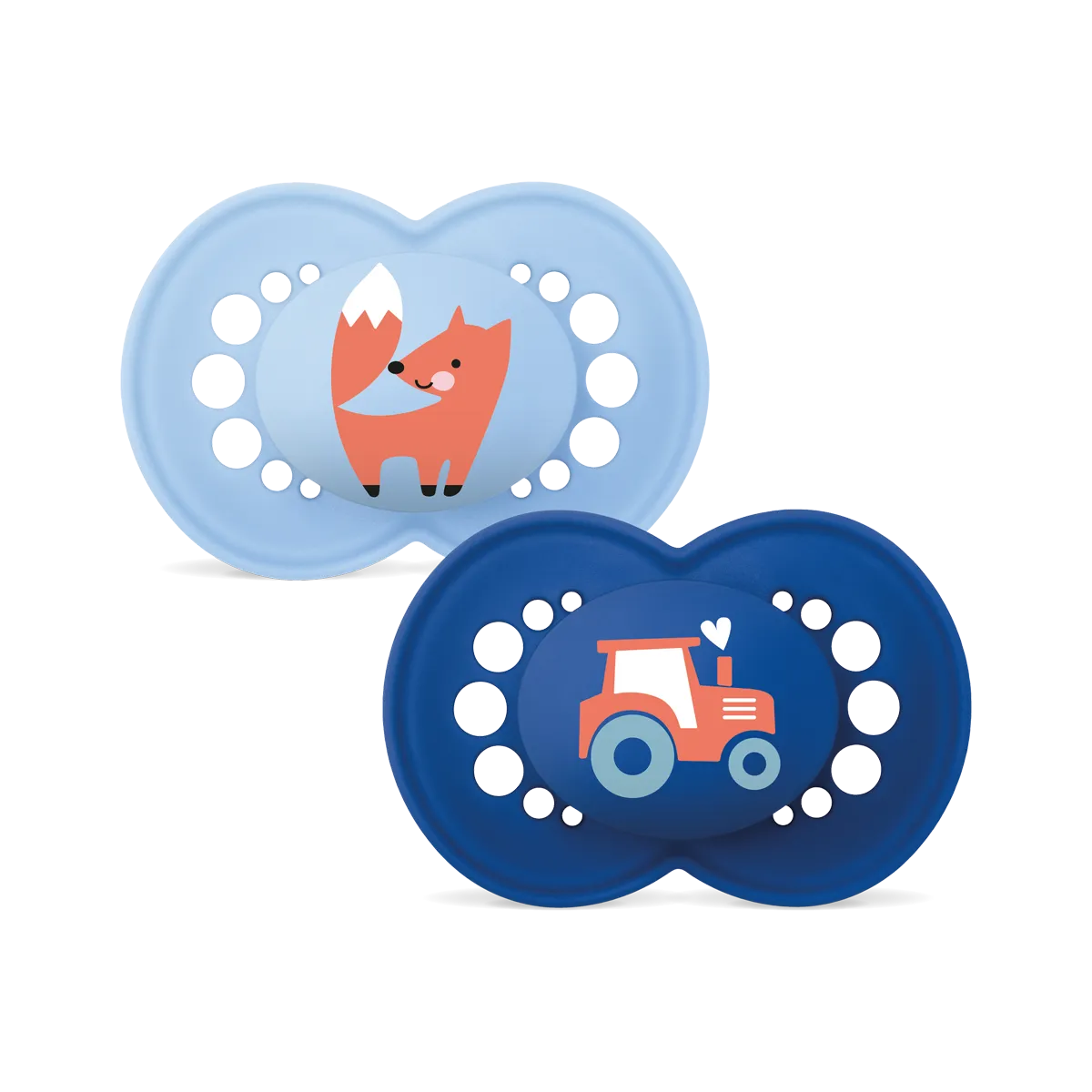 MAM Original Soother 6-18 months, set of 2 Fox